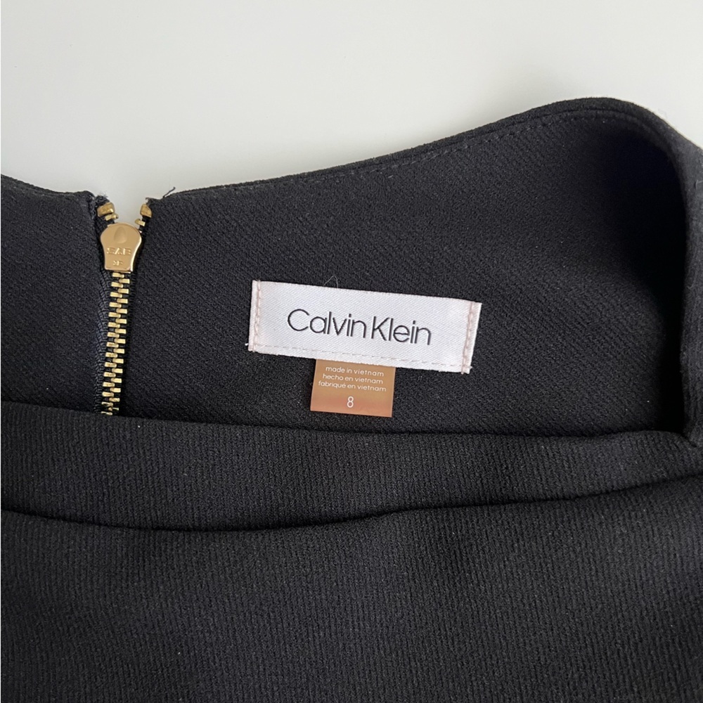 Calvin Klein Black Formal Dress Size 8 - Picture 4 of 9